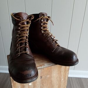 Redwing Brown Leather Men's Boots